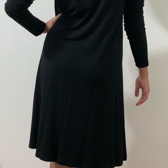 Short Black Dress with Choker - Picture 3 of 3